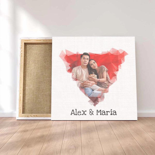 Canvas 45 x 45 cm | Bestes Paar