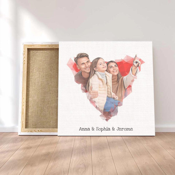 Canvas 45 x 45 cm | Beste Familie