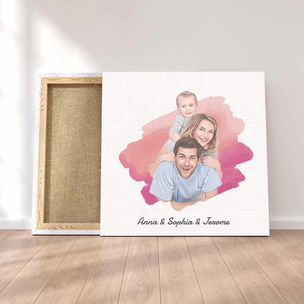 Canvas 45 x 45 cm | Beste Familie