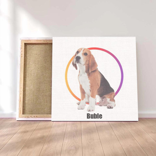 Canvas 45 x 45 cm | Bester Hund