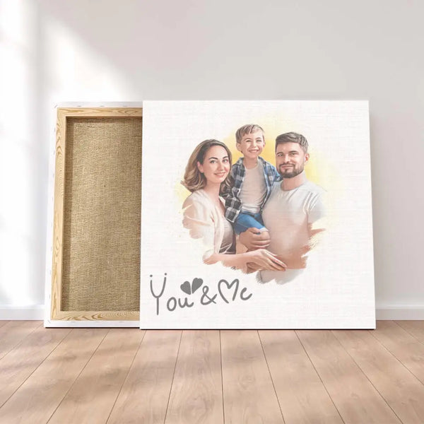 Canvas 45 x 45 cm | Beste Familie