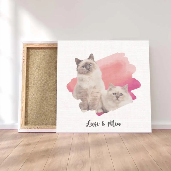 Canvas 45 x 45 cm | Beste Katze