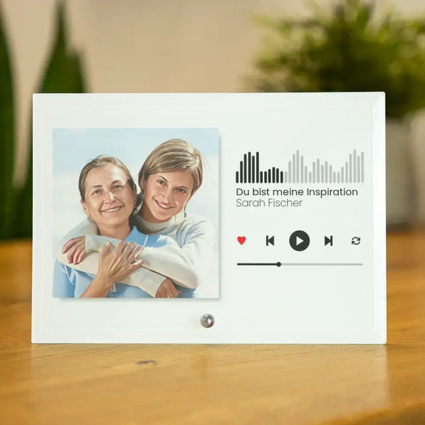 Glasaufsteller | Mamas Music Player - Filterversion