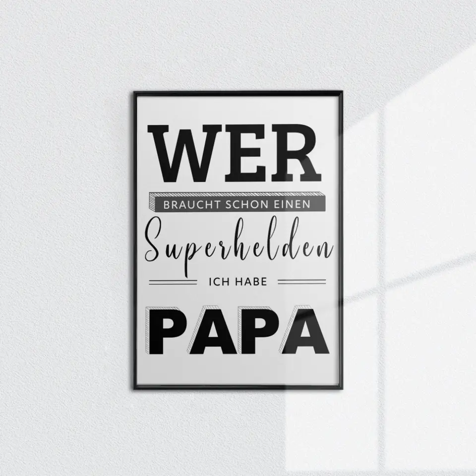 Papa ist mein Held