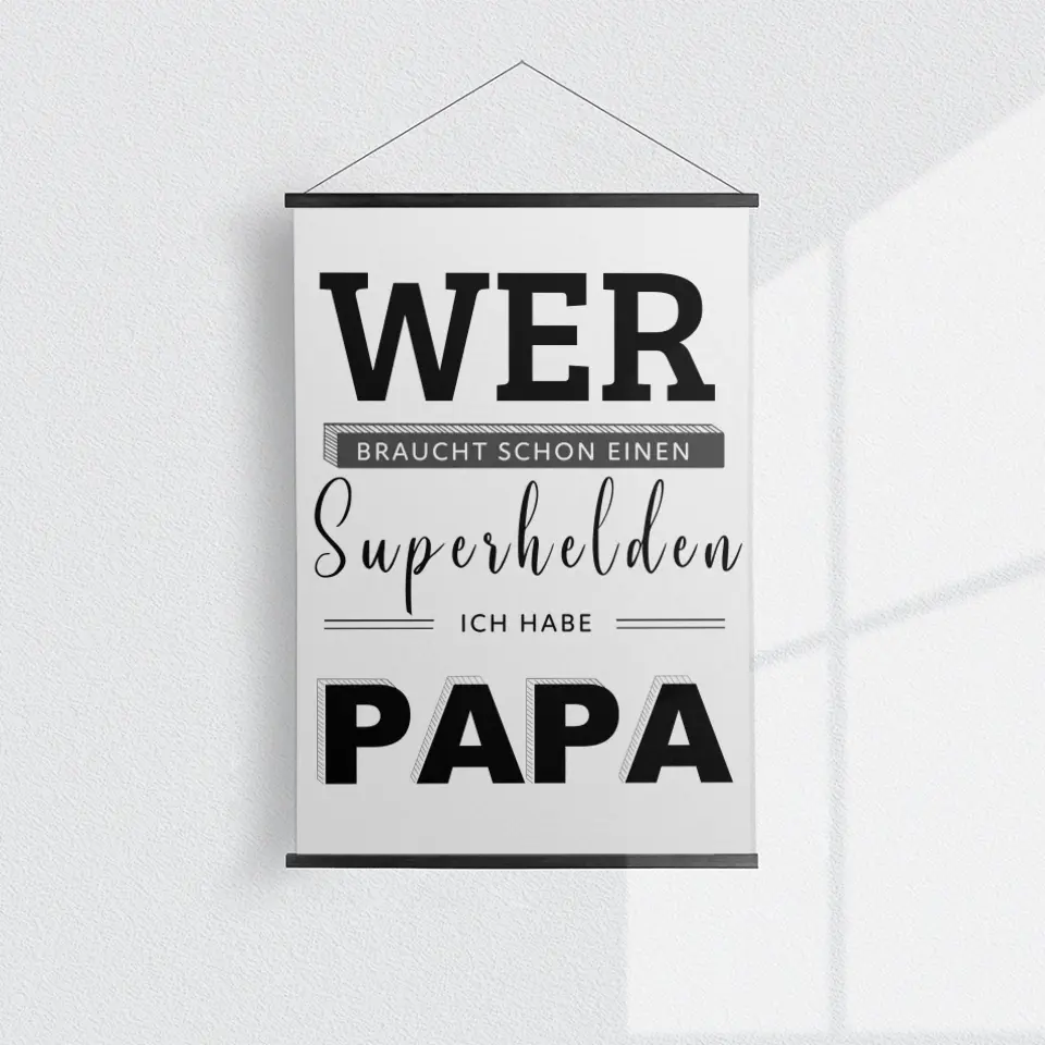 Papa ist mein Held